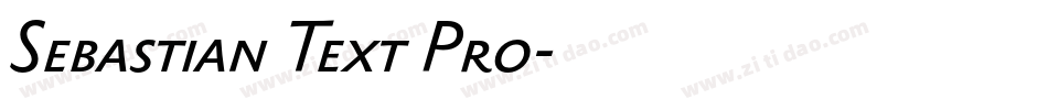 Sebastian Text Pro字体转换